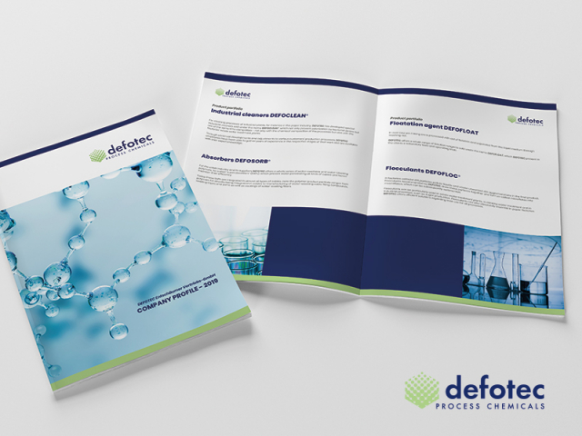 Defotec Broschüre Design Defotec Broschüre Design