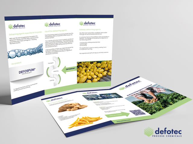 Defotec Faltblatt Design Defotec Faltblatt Design